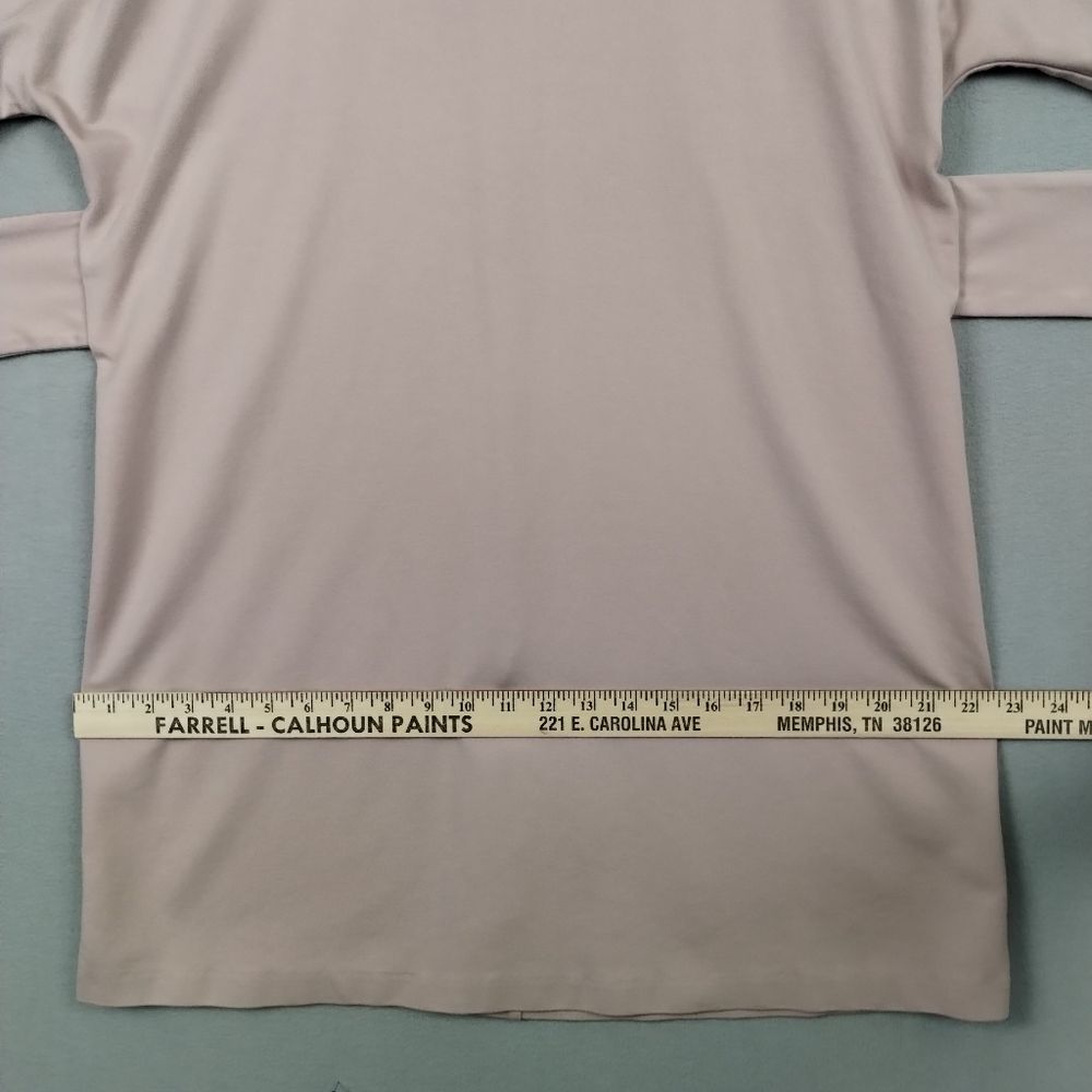 Nwot Express Women XL T-Shirt Dress Dusty Pink Tie Front Short Sleeve - Picture 10 of 10